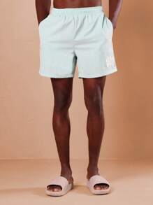 SUMWON Premium Beach Swimming Trunks Athletic Boardshorts Adjustable Waist Summer Pool Shorts Water Sports Leisure Swim Trunks