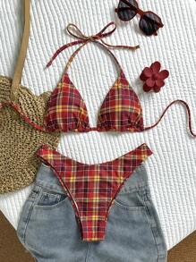 Swim Mod 女士露背泳衣套装，夏季时尚