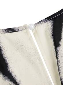 SOLERSUN Women's Floral Print Deep V-Neck Batwing Sleeve Ruched Waist Pleated Jumpsuit