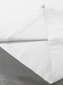Manfinity EMRG Set di t-shirt casual a maniche corte con stampa di lettere a girocollo e pantaloncini con coulisse in vita per uomo, completo da uomo in due pezzi, set di pantaloncini in due pezzi per uomo