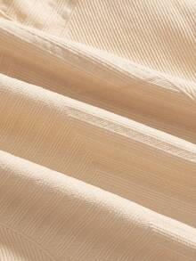 SHAPORA سروال نسائي بخصر عالٍ بلون أحادي لإنحات الجسم - بيج - مشاهدة 3