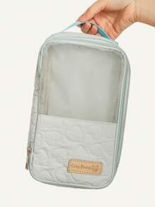 Cozy Pixies Baby Blue Diaper Storage Bag, For Diaper, Clothes And Other Items, Can Be Placed In Mommy Bag - Baby Blue - View 11