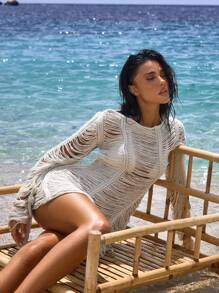 MUSERA Extreme Distressed Knit Mini Dress Spring, Summer, Holiday, Vacation, Ibiza Outfit, Festival, Rave Outfits, Cool Girl, Shipwrecked Beach