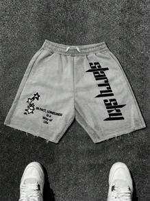 Manfinity Streetrush Manfinity Streetrush Young Men's Street Style & Casual Drawstring Waist Sports Shorts With Irregular Floral Pattern Design, Bright And Cheerful, Suitable For Streetwear, Daily Casual, Holiday Wear, Gift For Boyfriend/Husband, Couple Outfits Zip Up Hoodie Men  Zip Up Hoodie Y2k Flower Hoodie Men Streetwear Men Shorts Men S Street Wear Shorts,Hip-Hop Street,Boy Friend Gifts,Streetwear Men,Foam Printing
