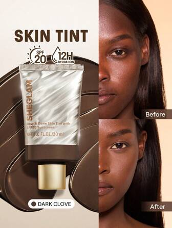 Dew & Done Teint Teinté Spf20-Dark Clove Marque Beauté Visage Maquillage CosméTique Pour Femmes Filles Parfait Pour Hiver IdéAl Pour Y2K ÉLéGant Mode Adapté Pour Anniversaire Xmas Cadeau FêTe PrêT Meilleure Couleur