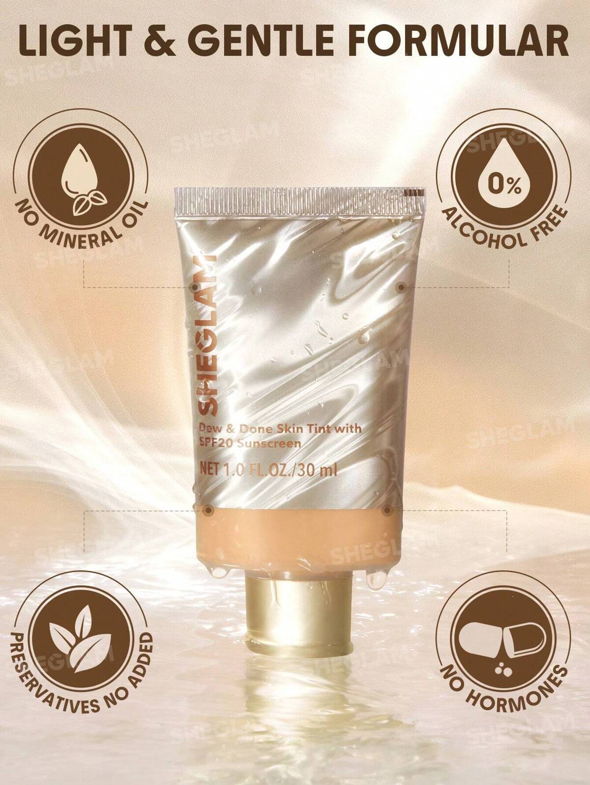 Dew & Done Skin Tint With SPF20-Saddle