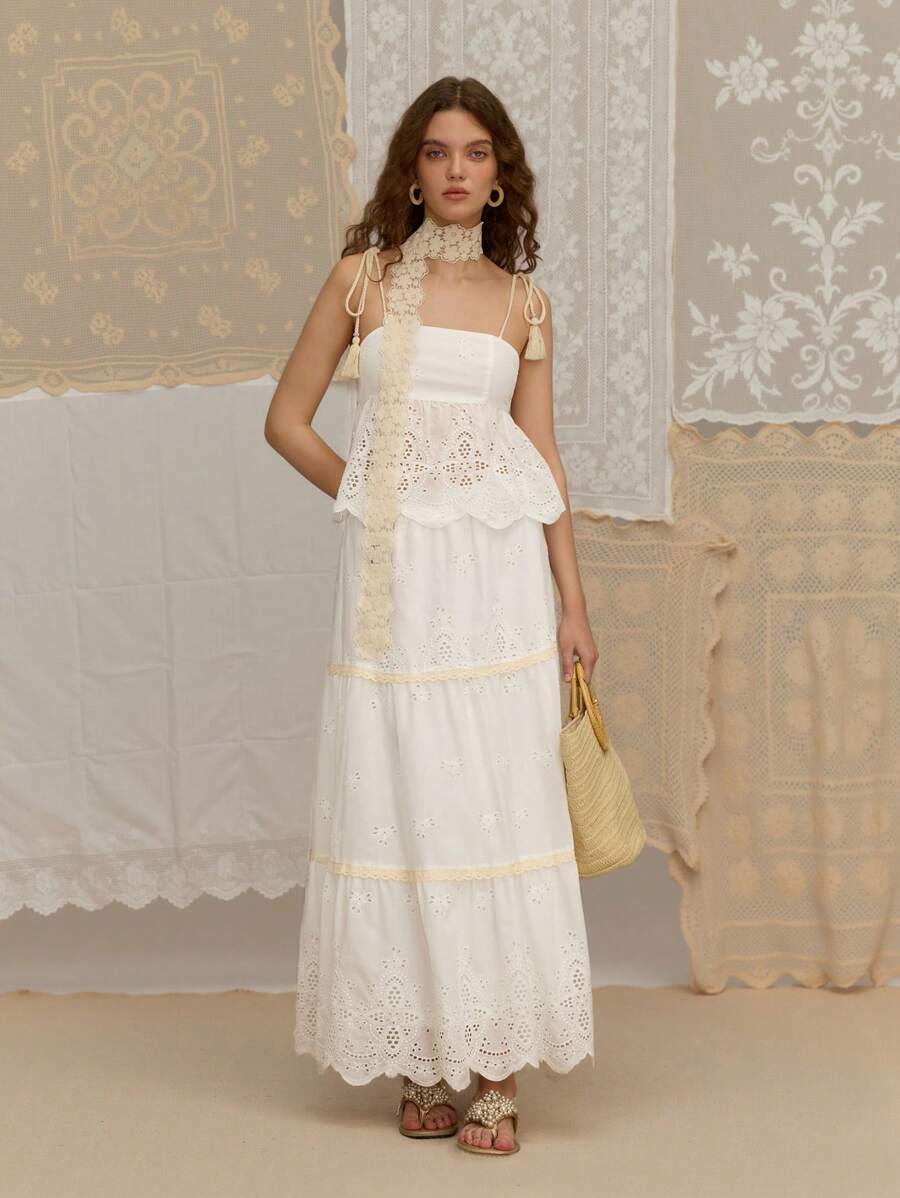 SHEIN MOD Conjunto de dos piezas para mujer para uso diario - Blanco - Ver 1