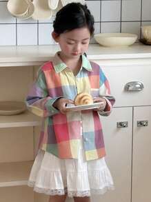 Dazy Kids 女童休闲衬衫，年轻女孩秋季服装 - 彩色 - 查看 4