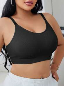 1pc Women Plus Size Seamless Comfortable Sleepwear Undershirt