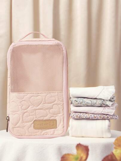 Cozy Pixies Bolsa organizadora de pañales para bebé rosa, para guardar pañales y ropa, se puede colocar dentro de la bolsa de mamá para viajar