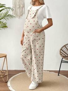 SHEIN Maternity Sleeveless Jumpsuit, Fashion And Suitable For Summer