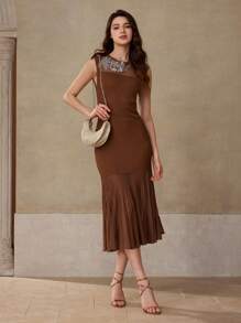 MOTF PREMIUM WOMEN'S CHAIN STRAP TOP HANDLE BAG - Gold - View 6