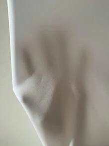 Manfinity Mode 男士夏季休闲刺绣细节短袖衬衫 - 白色 - 查看 4