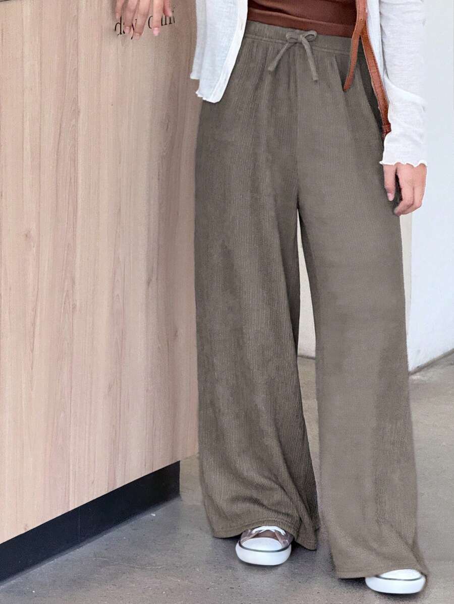 DAZY Tween Girls Fall Pants,Back To School Clothes - Coffee Brown - View 1