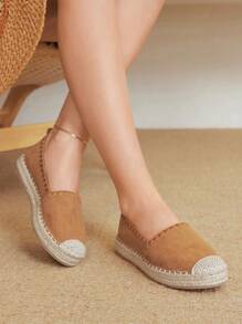 Styleloop Women's Casual Bohemian Style Flat Slippers - Brown - View 6