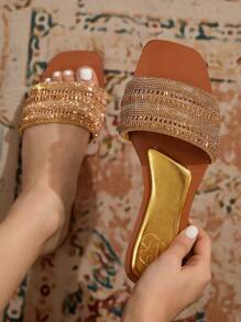 CUCCOO TILAWA Women's Simple Fashion Casual Flat Sandals For Daily Wear