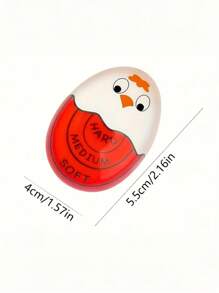 1pc Color Changing Egg Timer - Accurately Measure Hard And Soft Boiled Eggs With Sensitive Indicator,Color Changing Indicator Tells When Eggs Are Ready