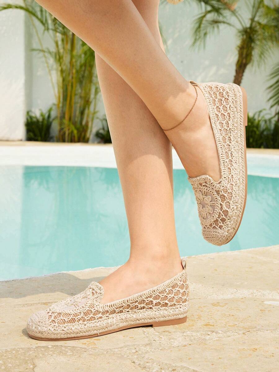 Styleloop Women's Casual Flats, Minimalist & Versatile - Apricot - View 1