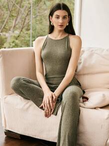 Moireta Damen reife & elegante Lässig Nachtwäsche Set