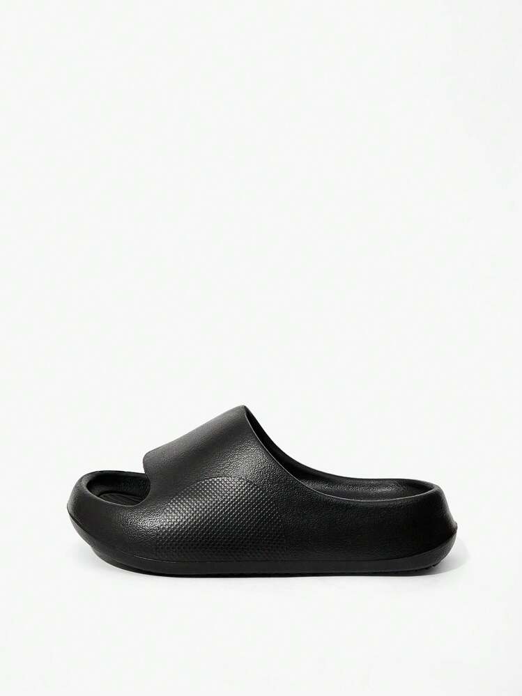 JNSQ 1 Pair Kids' Summer Outdoor Anti-Slip EVA Slippers, Breathable Indoor Sandals Beach Shoes - Black - View 5