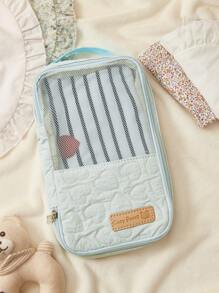 Cozy Pixies Baby Blue Diaper Storage Bag, For Diaper, Clothes And Other Items, Can Be Placed In Mommy Bag - Baby Blue - View 13