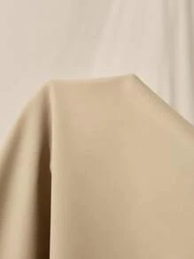 Easelle Women's Autumn Solid Color Casual Mid-Length Trench Coat, Suitable For Daily Wear And Street Wear