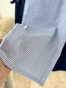 SHEIN Vintaside Kids 2pcs/Set Girls' Multi-Pack Fashionable & Simple Versatile Long Pants, Suitable For Spring, Summer And Autumn Seasons, Ideal For Daily Wear Such As Shopping And Outdoor Activities - Multicolor - View 9