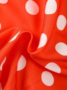 Infant/Baby GirlAdorable Polka Dot Cap Sleeve Romper, Fashionable Stylish Princess Bodysuit