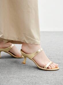 CUCCOO BIZCHIC Women's Round-Toe High Heel Design Sandals For Christmas