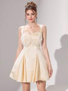 Poshira Rochie de petrecere (cu ornamente intense) Rochii de femei Rochii de ziua de naștere Rochii scurte de vară Rochii de serviciu de vară Rochii de mireasă pentru femei, Rochie de bal