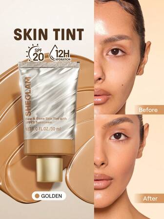 Dew & Done Teint Teinté Spf20-Golden Marque Beauté Visage Maquillage CosméTique Pour Femmes Filles Parfait Pour Hiver IdéAl Pour Y2K ÉLéGant Mode Adapté Pour Anniversaire Xmas Cadeau FêTe PrêT Meilleure Couleur