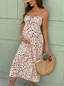 SHEIN Maternity Sleeveless Summer Dress, Fashion Suitable For Pregnant Women Woman S Summer Clothes Women Summer Clothing Women Summer Sets Women Dresses Elegant Gown Women S Clothes ,Maternity Floral Dress Midi Summer Dress Summer Long Dress Floral Summer Dress Women Summer Midi Dress Mid Length Summer Dress Floral Midi Dress Summer Dress Midi Women Sundress Summer Floral Jumpsuit Wildflower Dress Floral Sundress