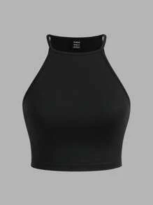 SHEIN EZwear Bộ 3 áo không tay họa tiết da báo cho nữ, thích hợp cho mùa hè và đi học. - Nhiều màu - Xem 3