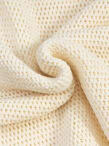 Manfinity Homme Men's  Old Money Simple Stripe Collar Knitted Sweater, Everyday Wear,Men Sweater - Apricot - View 5