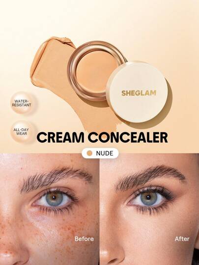 SHEGLAM Corrector de maquillaje rápido en crema - Tono natural