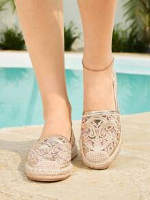 Styleloop 女士波西米亚风格平底休闲鞋