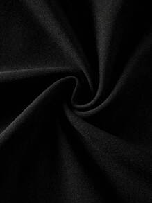 SHEIN EZwear Plus Size Women's Black Flare Pants, Casual & Versatile,Holiday Outfits,Summer,Business Casual Woman,2pcs