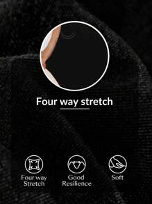 SHEIN Jeans ajustados para maternidad con bolsillos inclinados y cintura ajustable