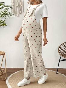 SHEIN Maternity Sleeveless Jumpsuit, Fashion And Suitable For Summer