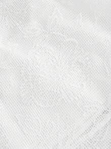 SHEIN MOD Women Crochet Embroidered Tie Strap Cami Top,Western Style,Going Out Top,Concert,Sexy,Rave Festival,Vacation,Country,Beach Vacation Wear - White - View 5