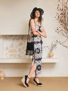 Styleloop Women's Fashion Black Suede Material Ankle Strap Rope Sole Casual Low Vamp Waterproof Platform One-Buckle Wedge Heel Pumps, Versatile For Commute, Date, Party, Holiday, Music Festival, Bohemian Style - Black - View 5