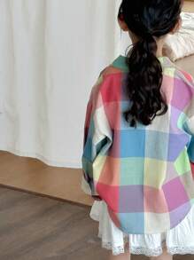 Dazy Kids 女童休闲衬衫，年轻女孩秋季服装 - 彩色 - 查看 2