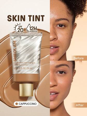Dew & Done Teint Teinté Spf20-Cappuccino Marque Beauté Visage Maquillage CosméTique Pour Femmes Filles Parfait Pour Hiver IdéAl Pour Y2K ÉLéGant Mode Adapté Pour Anniversaire Xmas Cadeau FêTe PrêT Meilleure Couleur