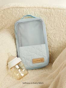 Cozy Pixies Baby Blue Diaper Storage Bag, For Diaper, Clothes And Other Items, Can Be Placed In Mommy Bag - Baby Blue - View 7