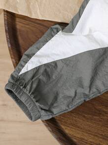 Genkimix Kids 1 件年轻男孩休闲简约学院风轻便夹克，适合日常穿着、上学、外出、春夏季