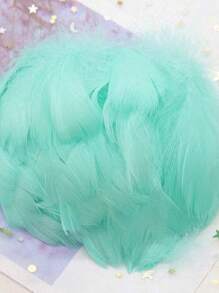 100 Stücke 6~12cm farbige Federn mittlerer Größe, natürliche Schwanfedern für Heimdekoration, Hochzeit, Party, Handwerk, Näharbeiten, Basteleien, Federn - Verschiedenfarbig - Übersicht 15