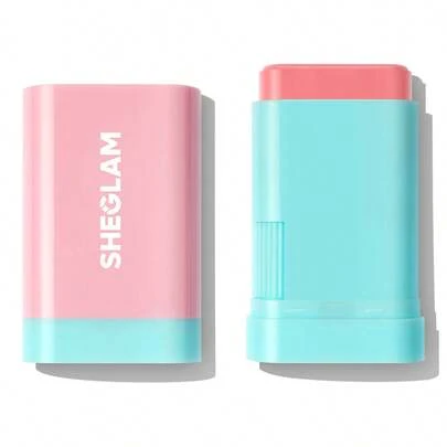 SHEGLAM Glass Glow Blush Stick-Pink Lemonade Rare Brand Beauty Makeup Face Paint Cosmetic For Women Girls Perfect For Spring Summer Ideal For Y2K Fancy Fashion Suitable For Birthday Mother'S Day Gift Rave Party Ready Best Color