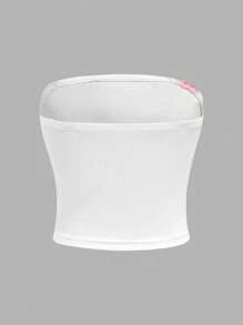 SHEIN Girlism 6 Packs Tween Girls' Casual Basic Floral Print Cropped Cami Tops For Home & Vacation Girls Tube Tops Cute Tube Tops