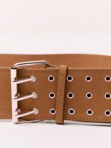 MUSERA Embellished Studded PU Belt Edgy Fun For Festival