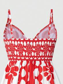 女士夏季度假花卉印花吊带连衣裙，母子装（2 件单独出售） - 彩色 - 查看 6